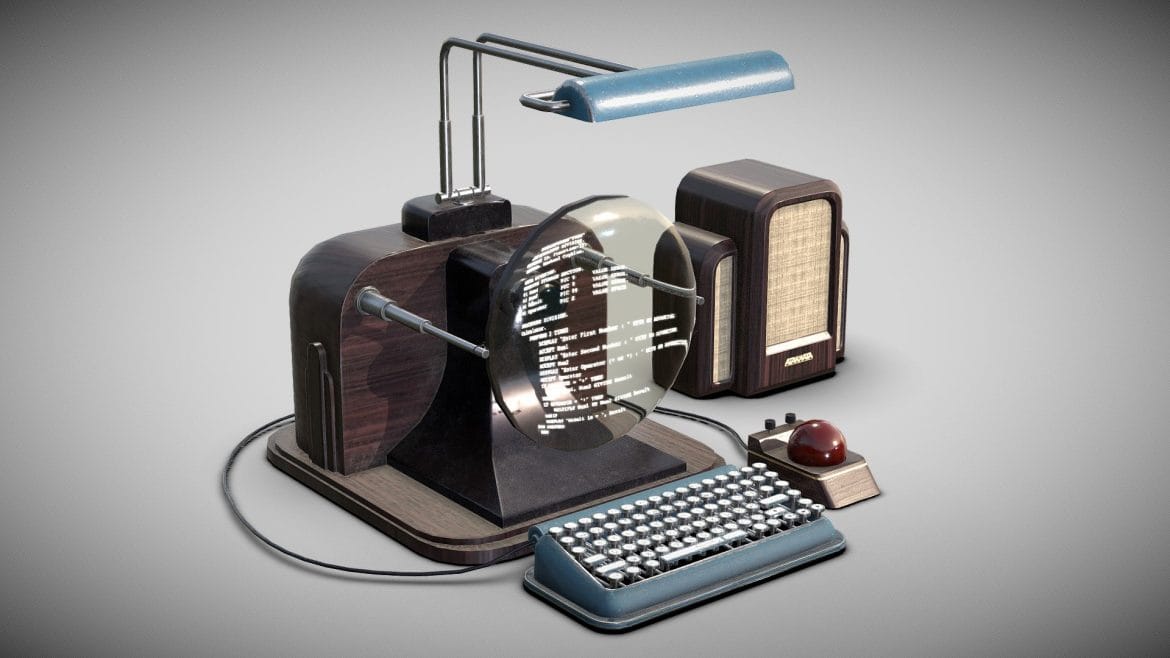 electronic terminal retroelectronicschallenge 3d model