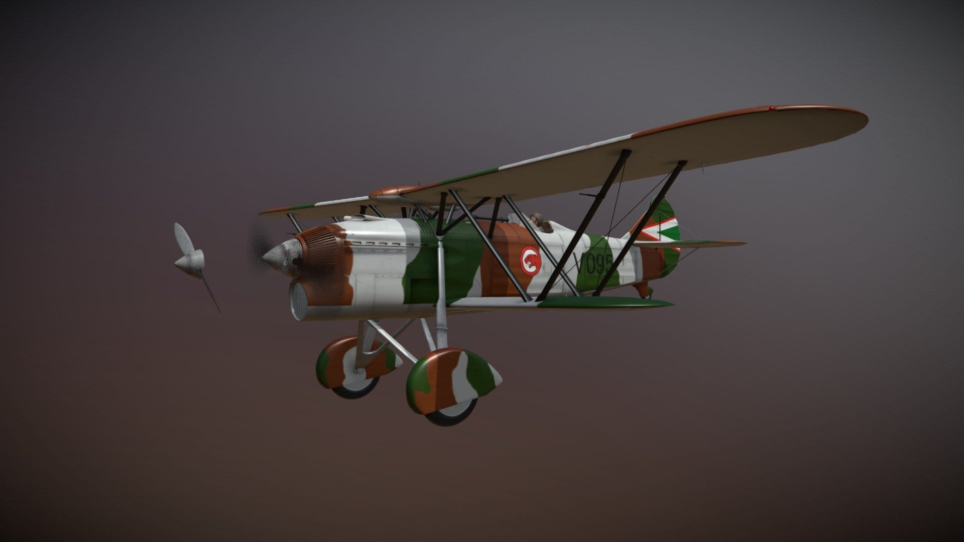 Fiat CR.32 – Hungarian Royal Air Force – V095