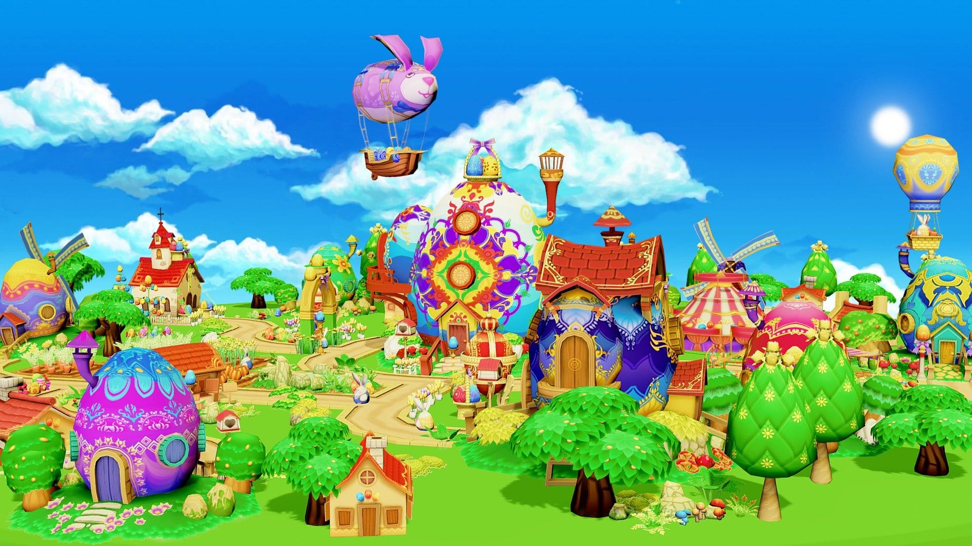 FUNNY EASTER VILLAGE
