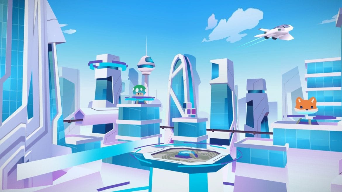 futurist cityscape asset moderncity ready 3d model