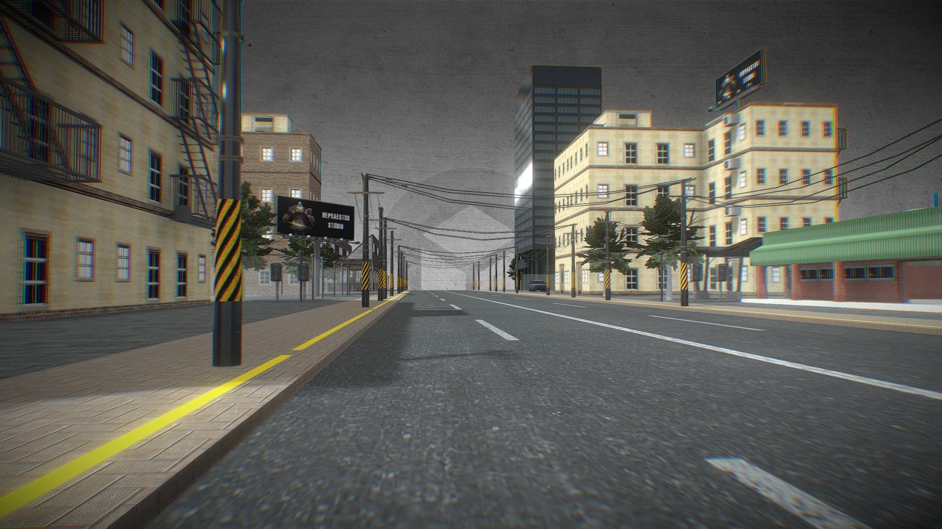 Game Ready City Scene