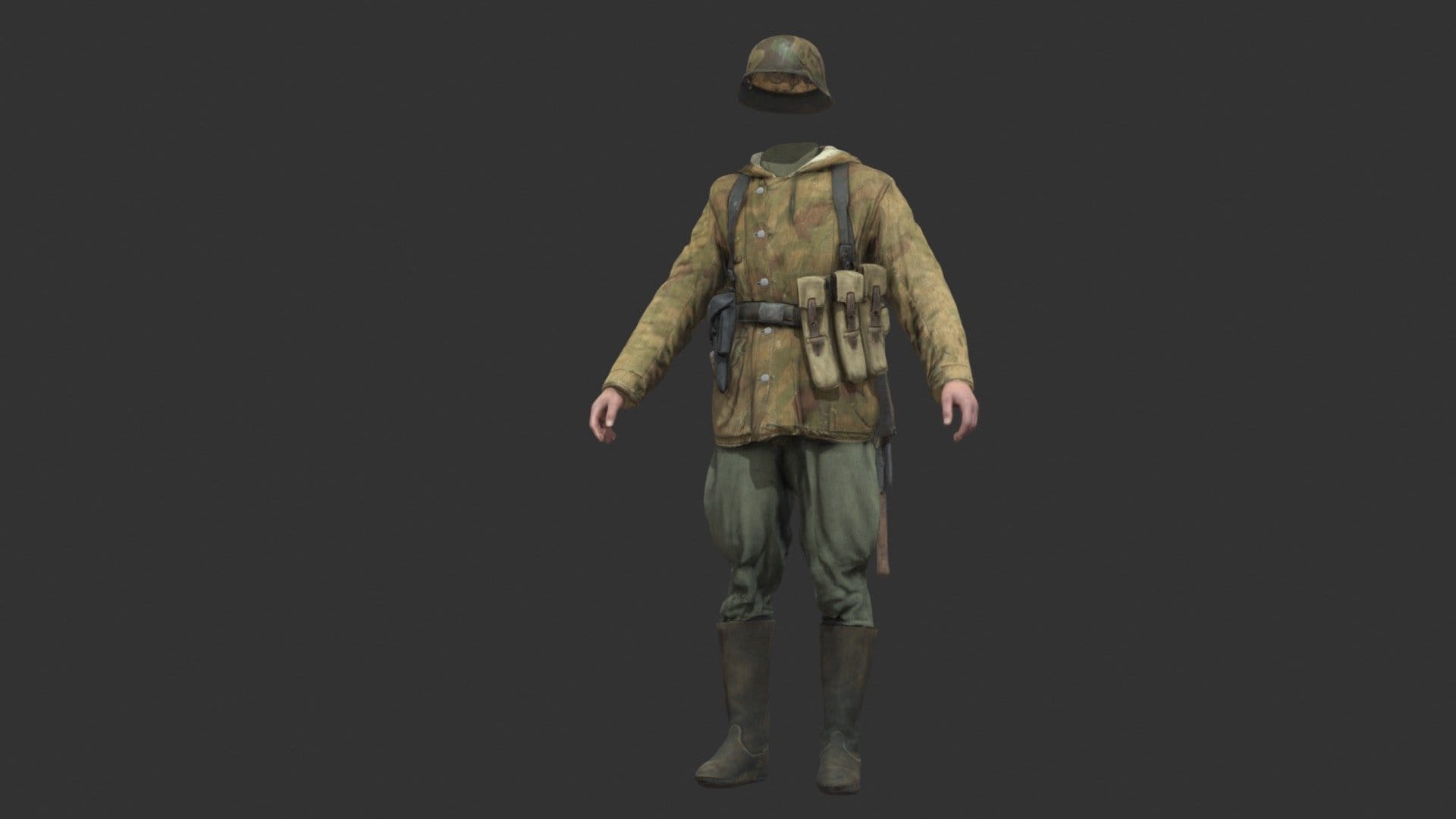 German Uniform Camo – WW2 Scanned Asset Pack