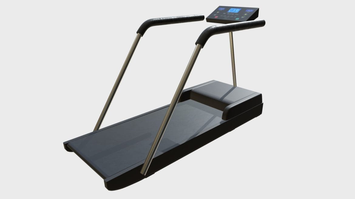 gym equipment treadmill tapis roulant 3d model