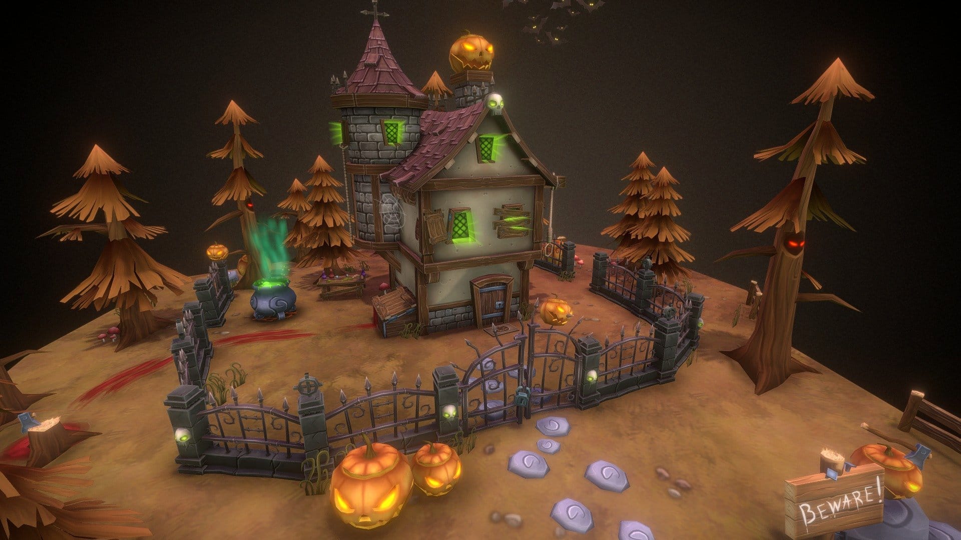 Halloween Mystical Place