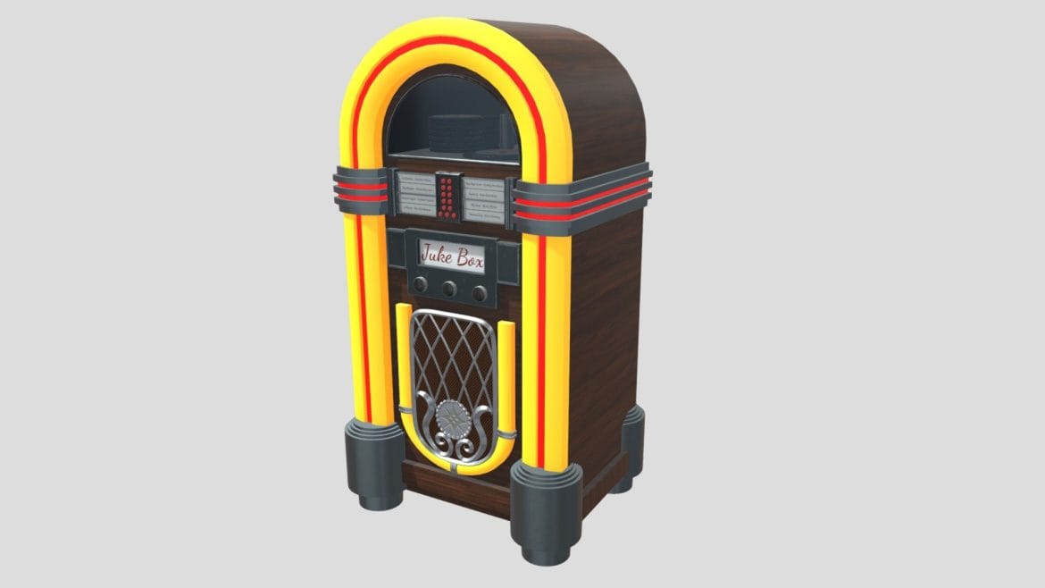 jukebox 3d model