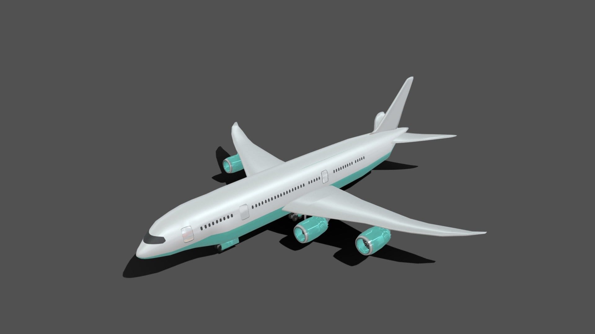 Jumbo Jet (.blend/.obj/.fbx)