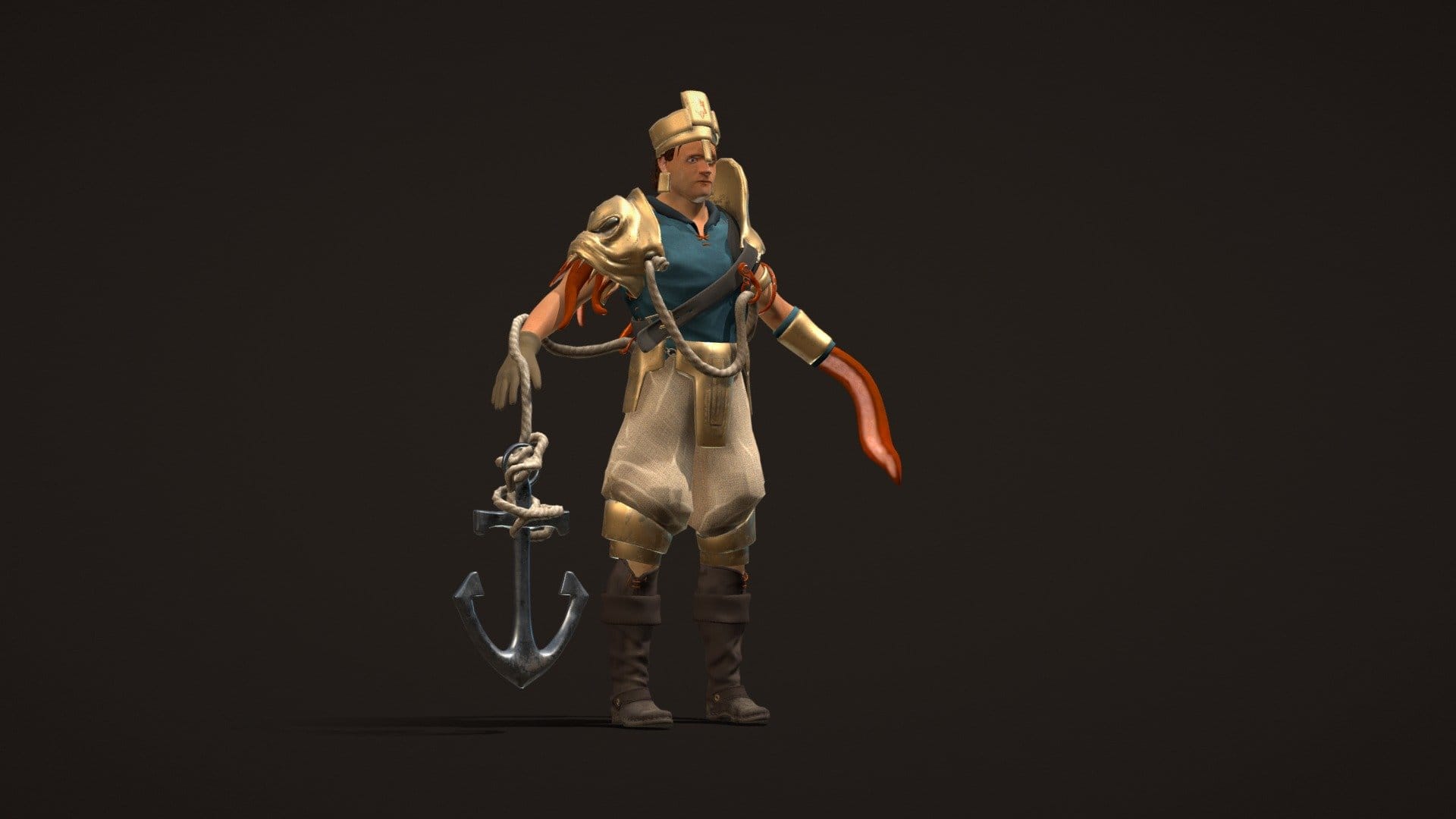 Kraken Godess’ army High Commander – styled pose