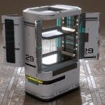 laboratory robot crate 3d model