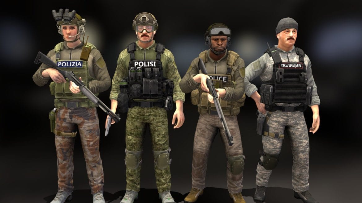 law enforcement 3d model