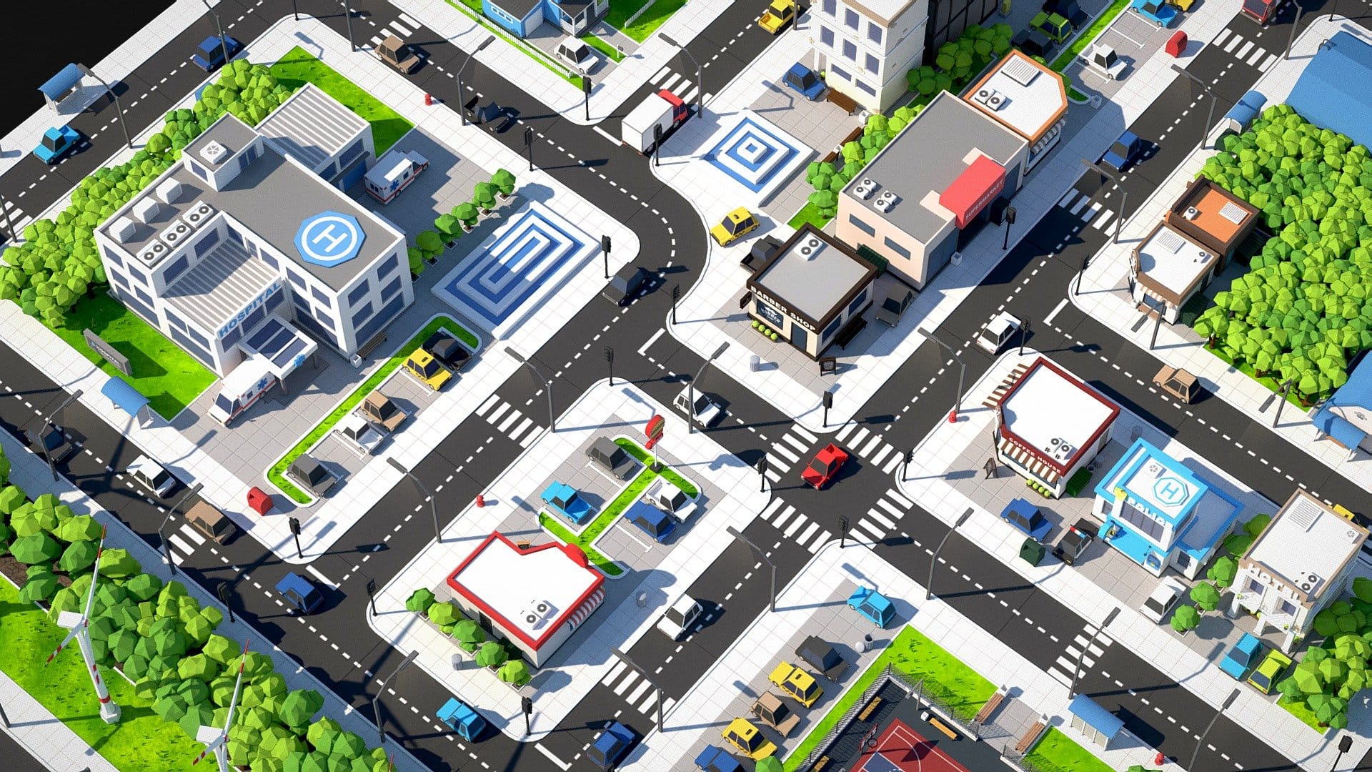 Low Poly City