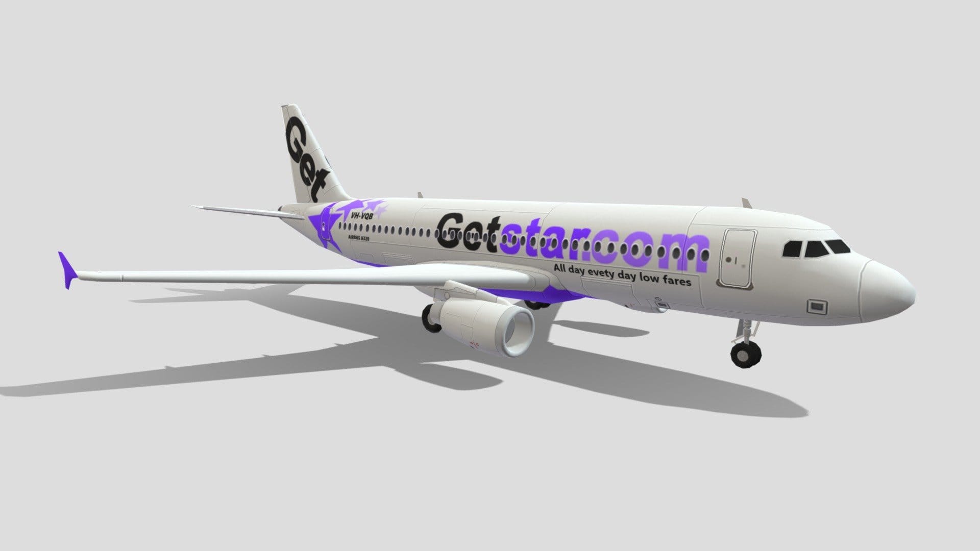 Low Poly Large Airplanes