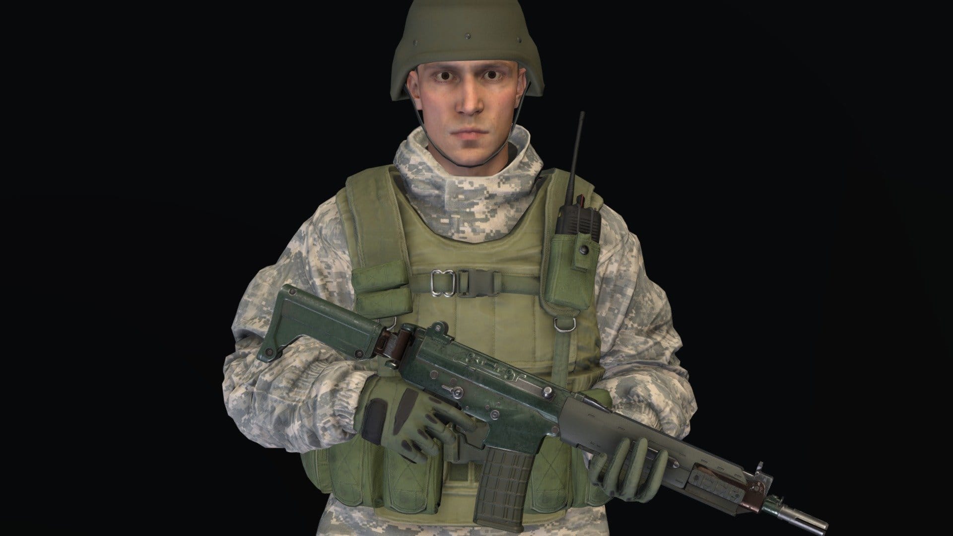 Male Soldier (Animated)