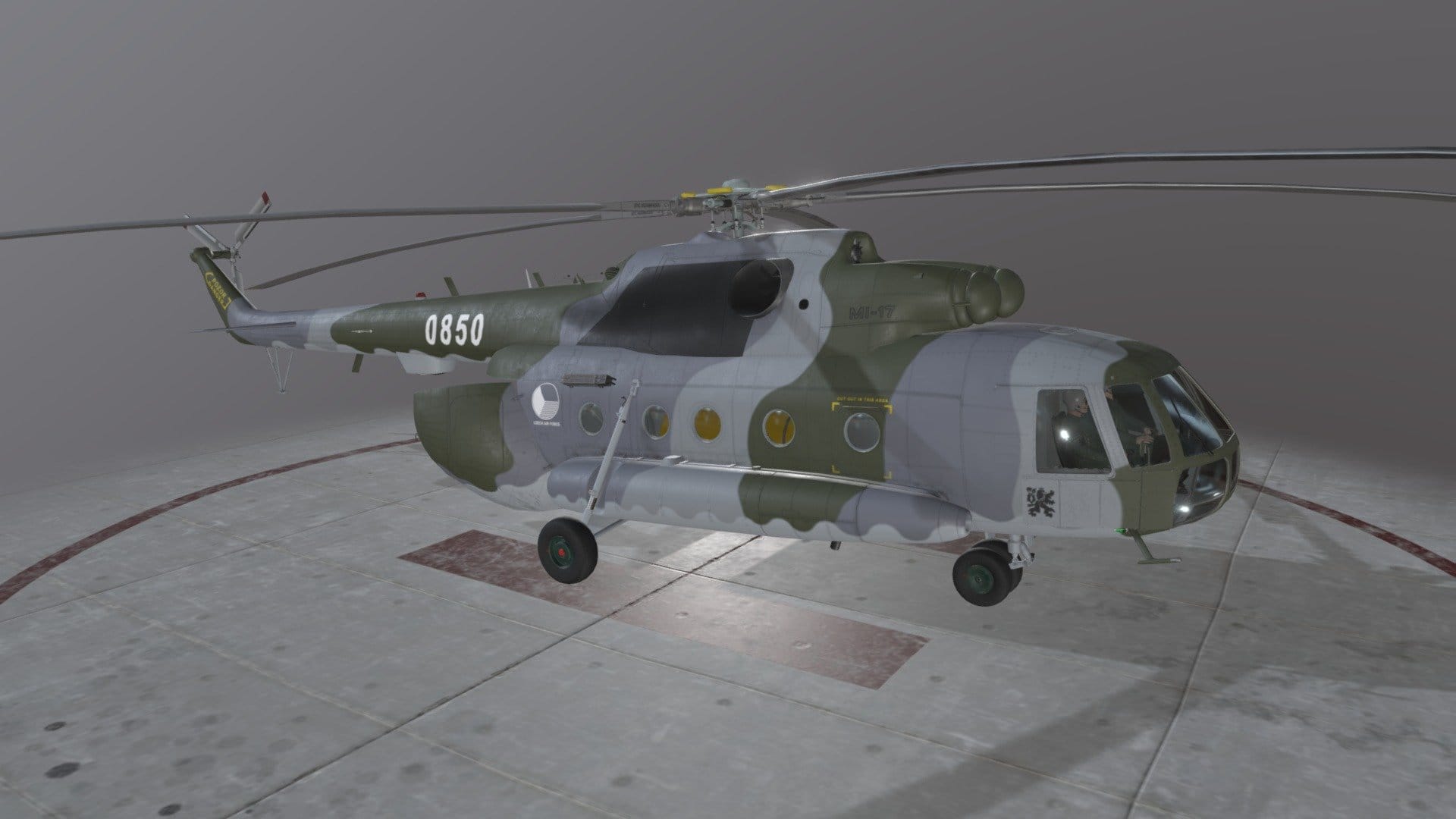Mi-17 Czech Air Force Animated