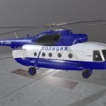 mi 8amt russian police animated 3d model