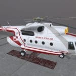 mi 8t poland air force animated 3d model