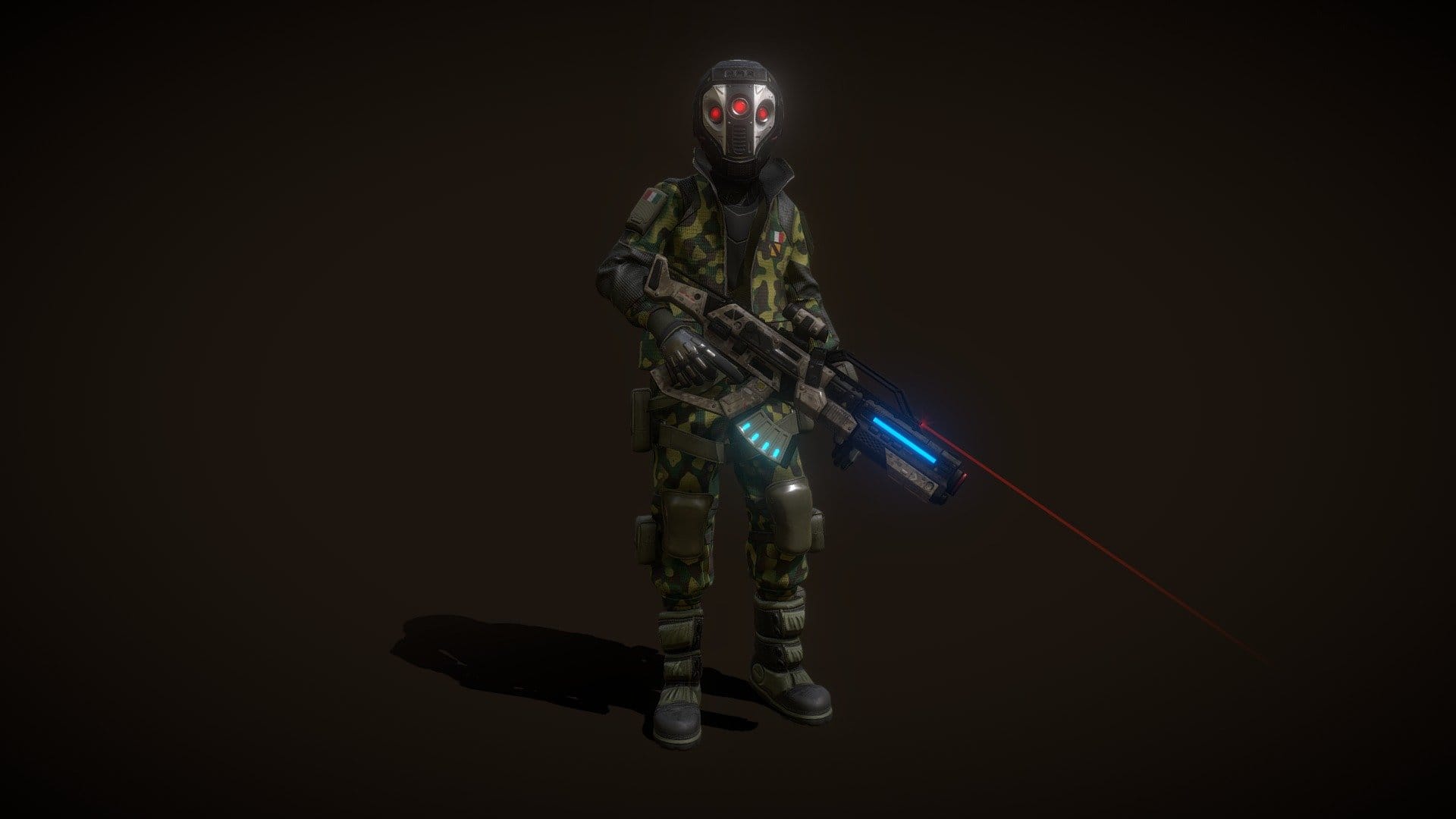 military soldier scifi
