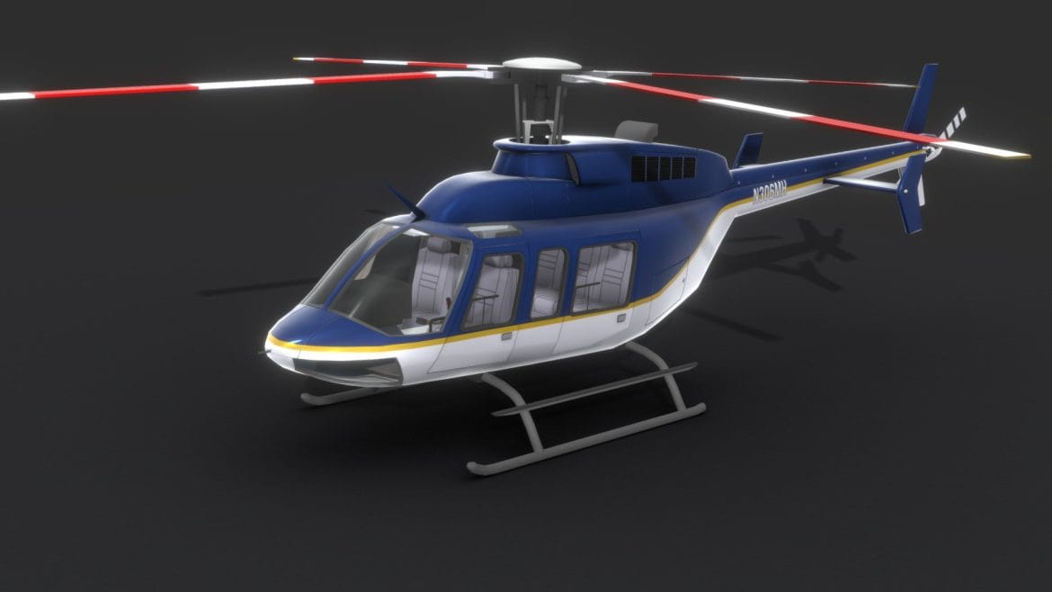 my first helicopter 3d model