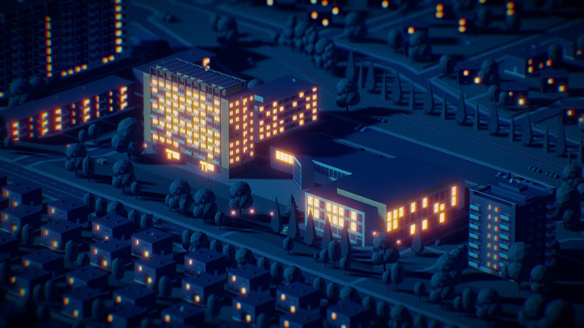 My Hometown Zlín (night)