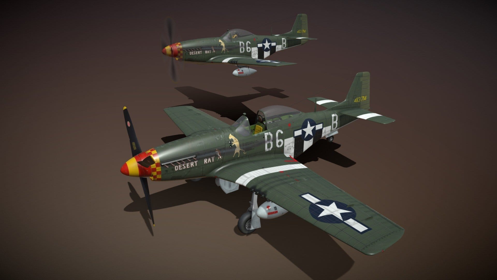 North American P-51D Mustang – Desert Rat