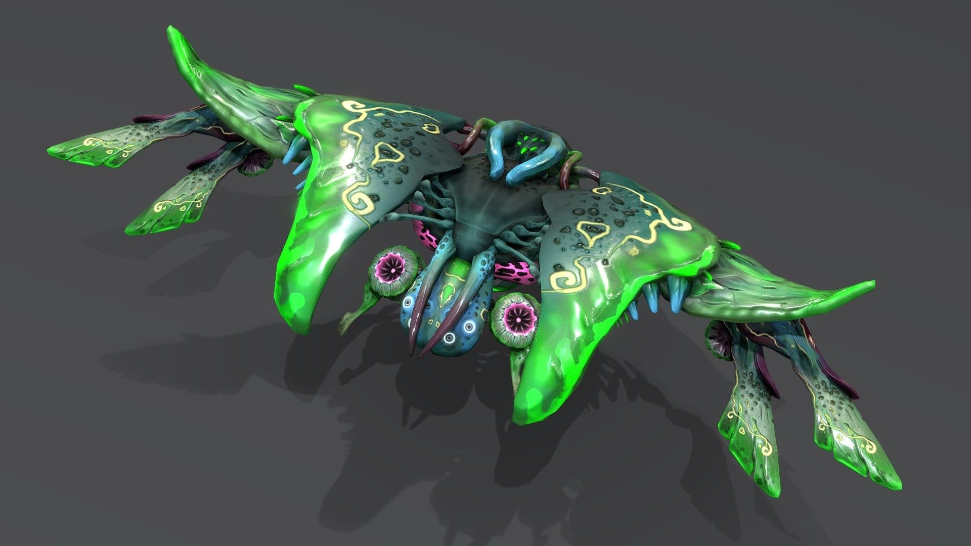 Orchid Manta – spaceship PBR