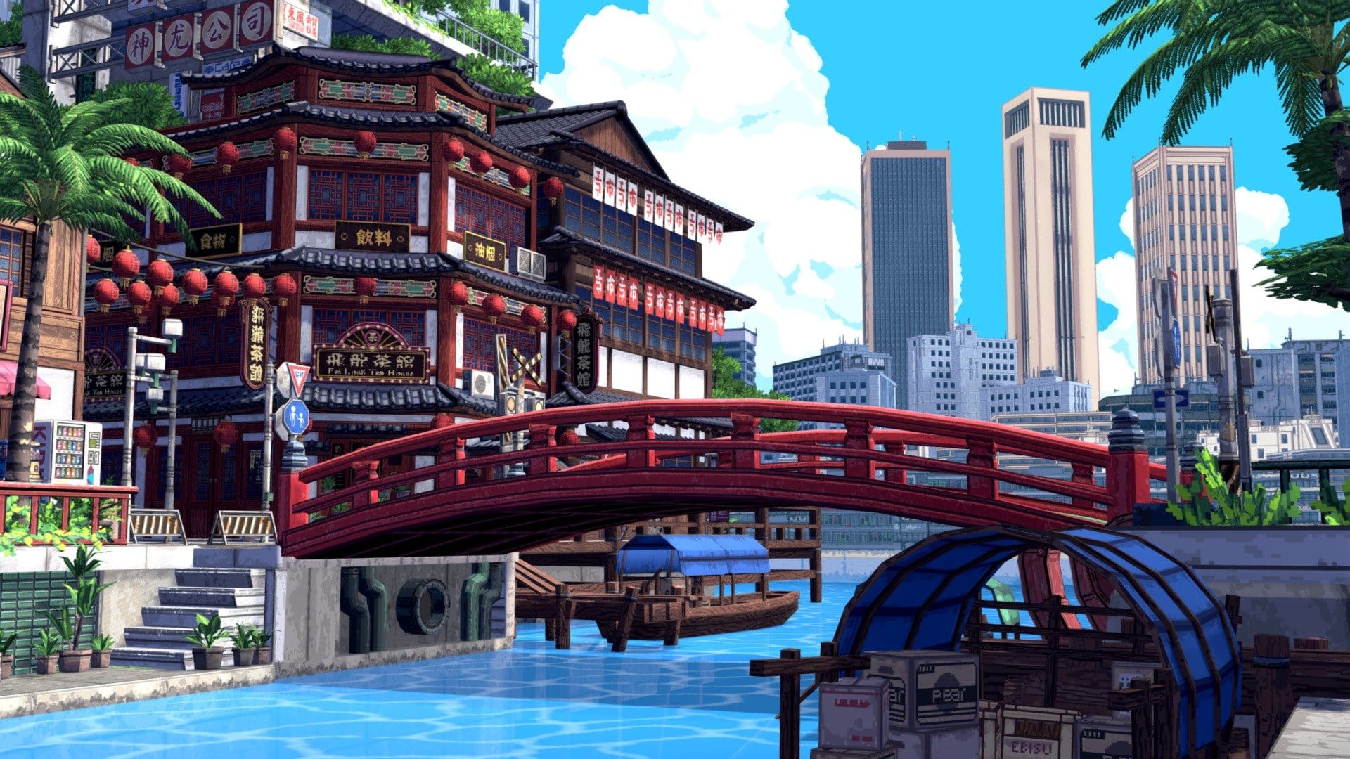 Pixel City – Low-Fi stylized environment