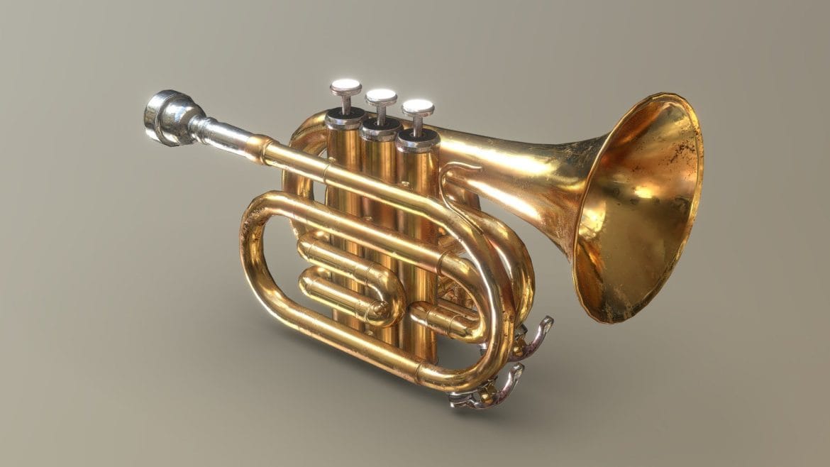 pocket trumpet 3d model