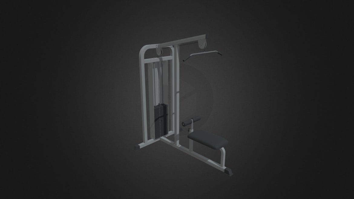 pull down machine 3d model