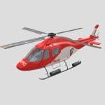 Red Cross Agusta 119 EMS Helicopter