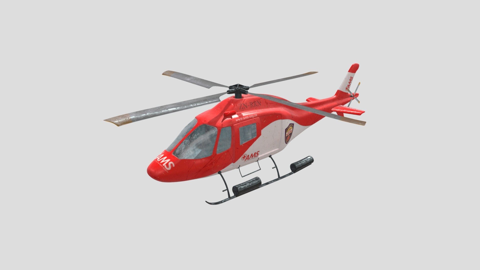 Red Cross Agusta 119 EMS Helicopter