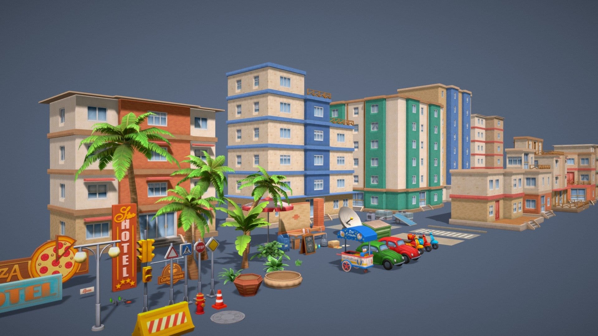 Resort town parts