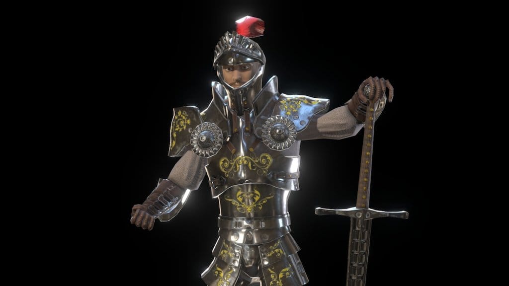 royal soldier 3d model