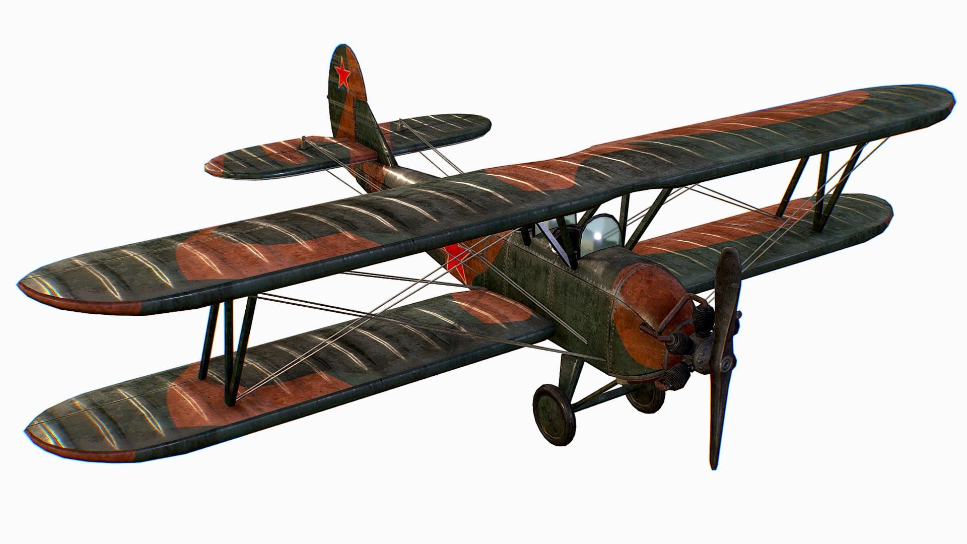 Russian Soviet biplane Polikarpov Po-2 Kukuruzni
