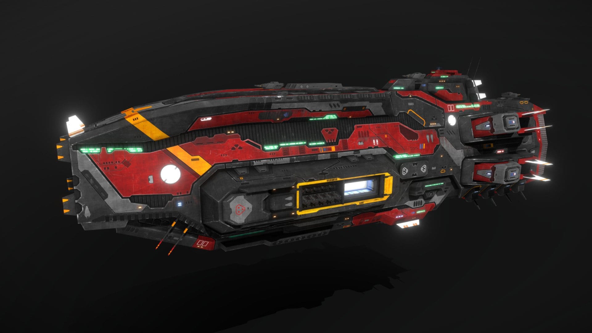 Scifi Battleship Hammerfist