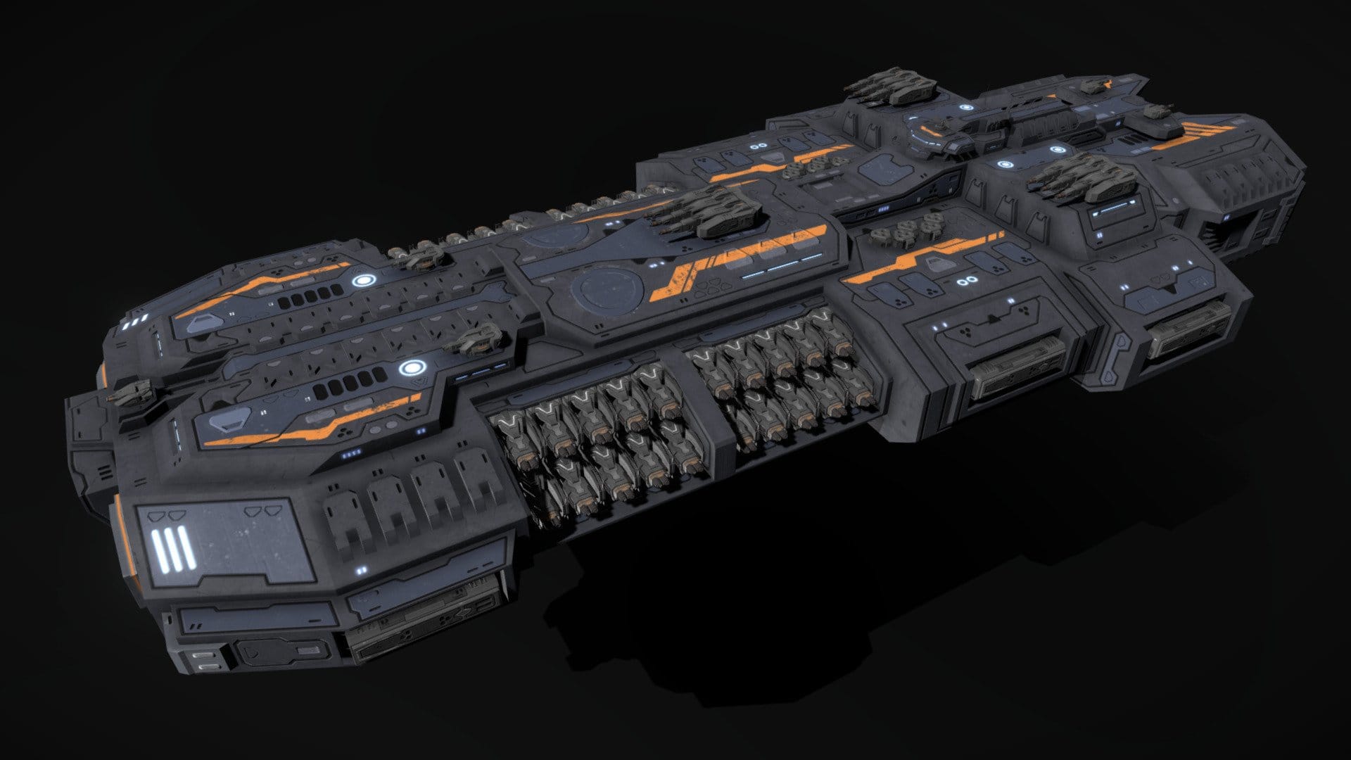 Scifi Battleship Hellbringer