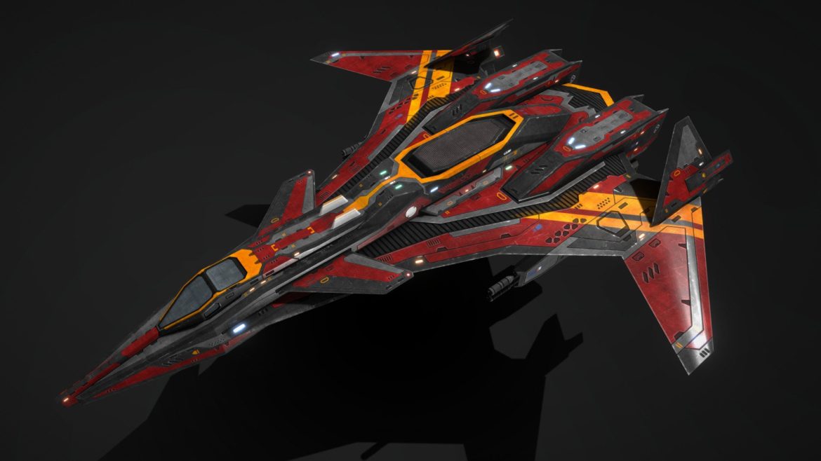 Scifi Fighter Sabre - deep3dsea