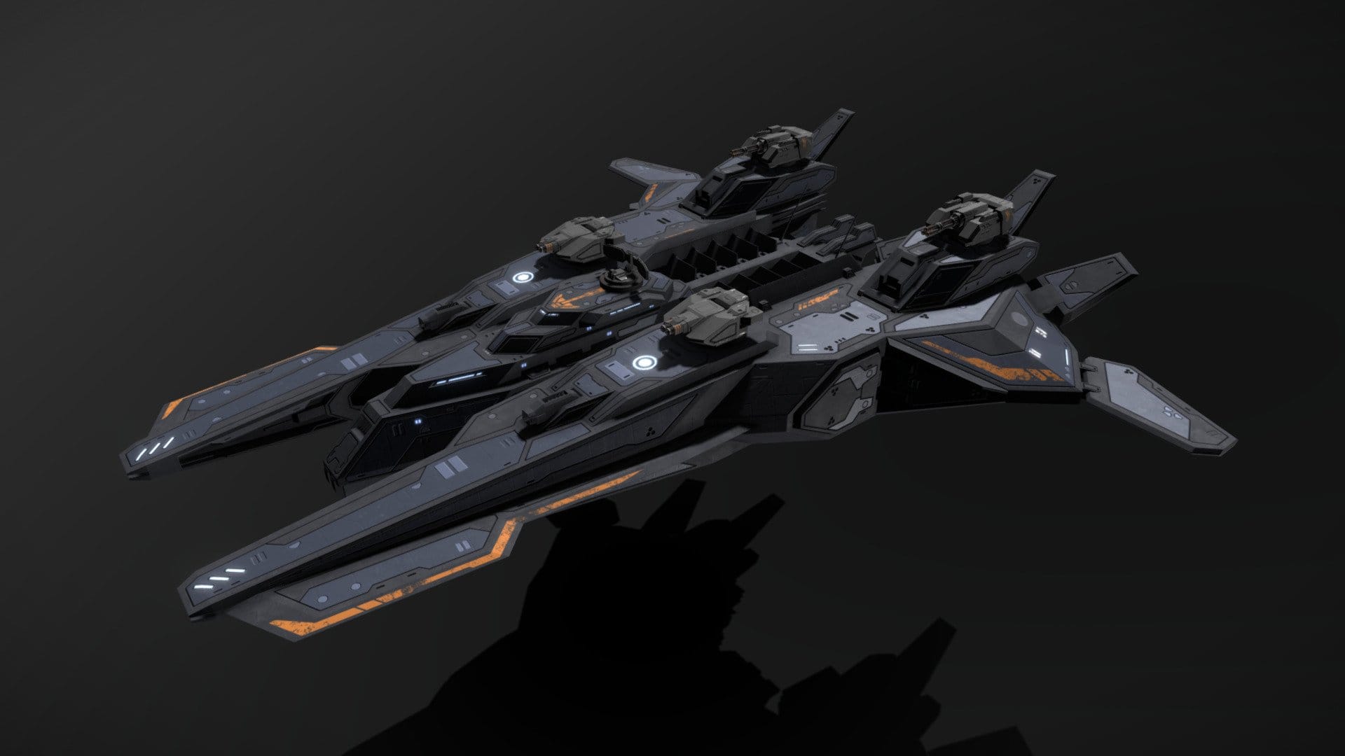 Scifi Frigate Sunfire