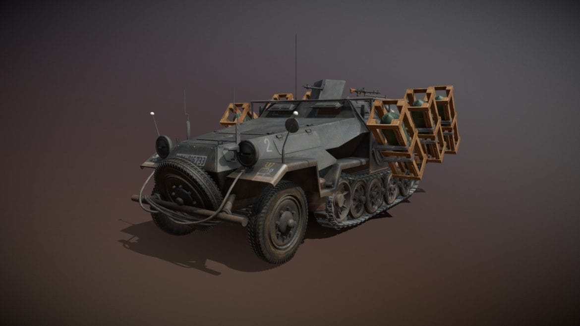 sdkfz 2511 ausfb walking stuka 11pd 3d model