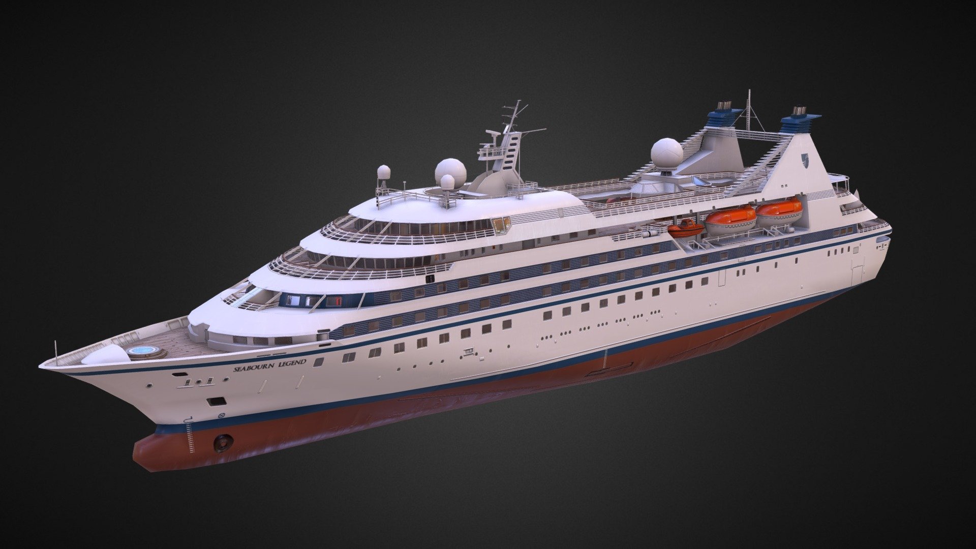 Seabourn Legend Cruise Ship - Deep3dsea