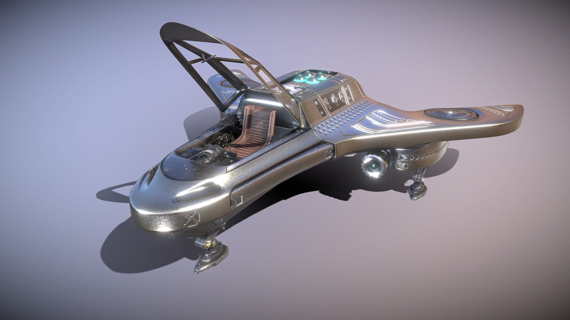 Spaceship/Spacefighter animated