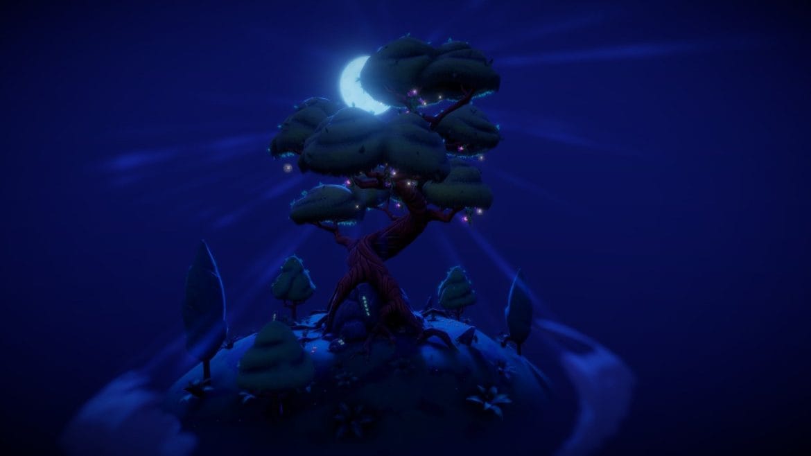 spiral tree with tree houses 3d model