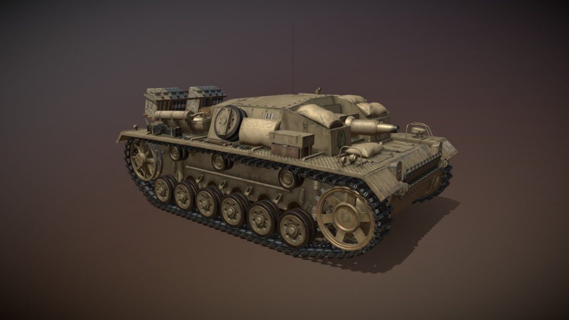 StuG III - Ausf.D - DAK - deep3dsea