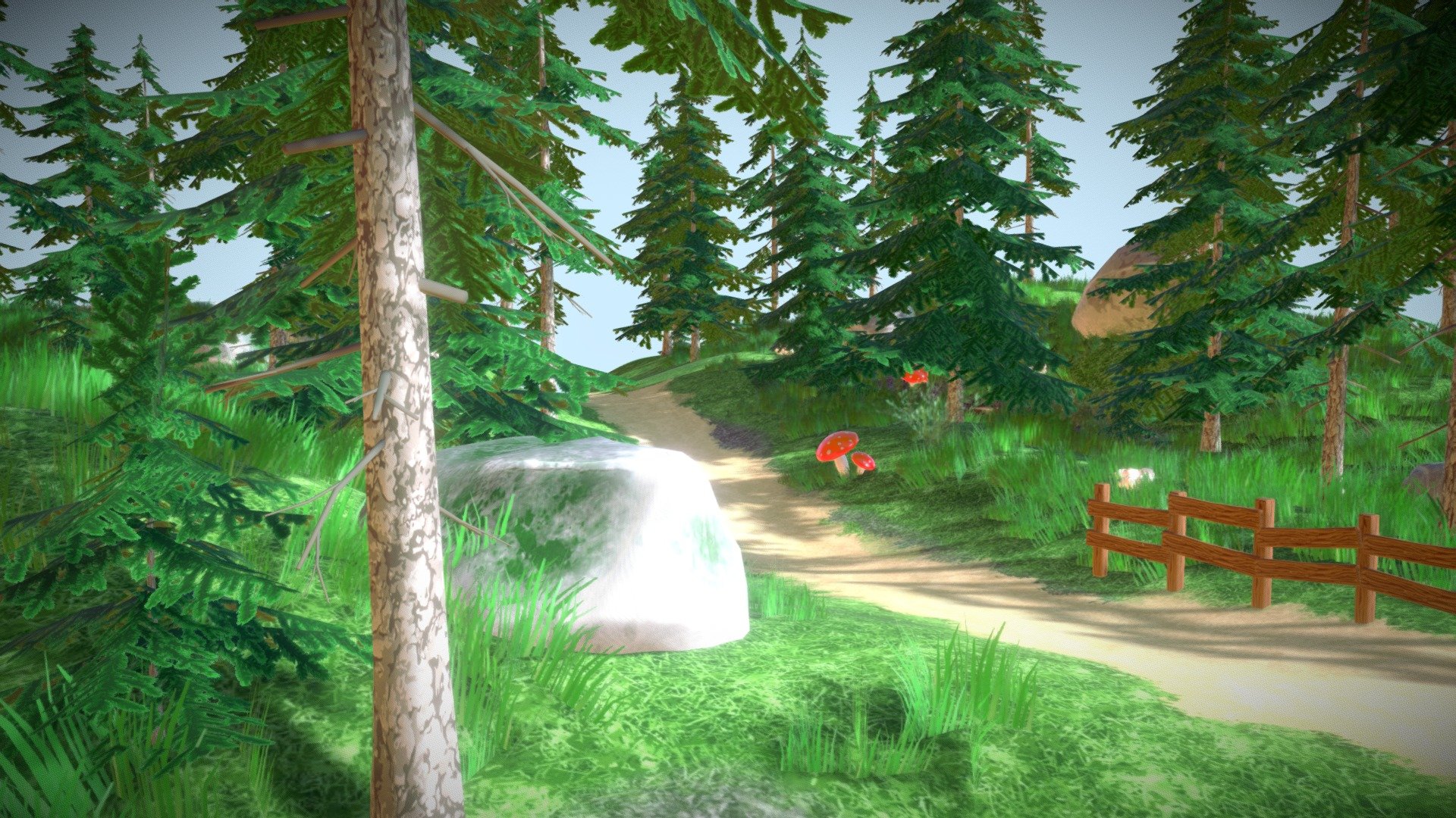 Stylized Forest Deep3dsea 2920