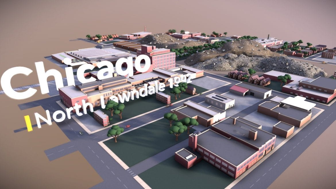the city narrated 3d model