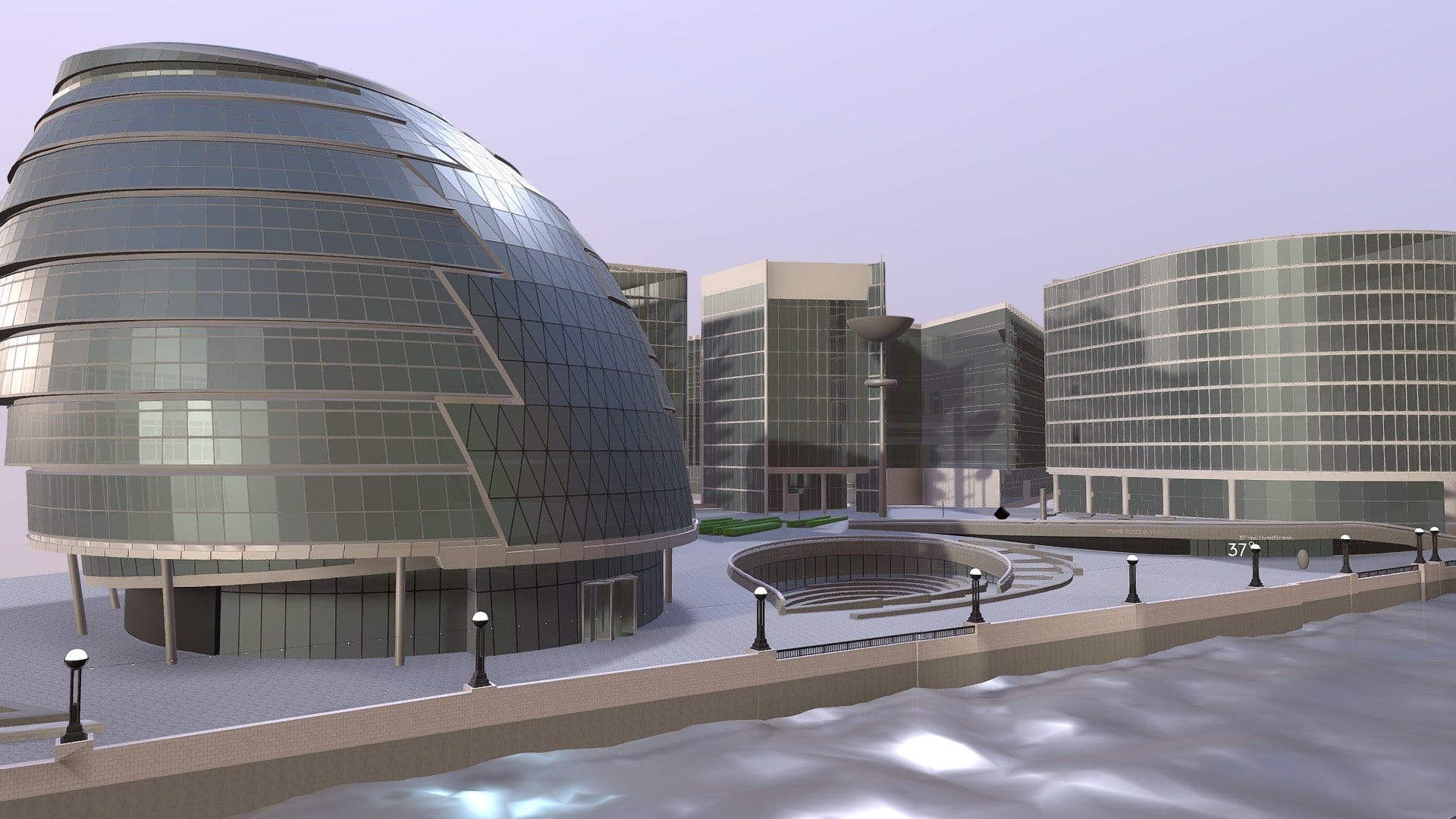The GLA Building, City Hall, London