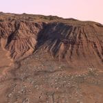 the red mountain 3d model