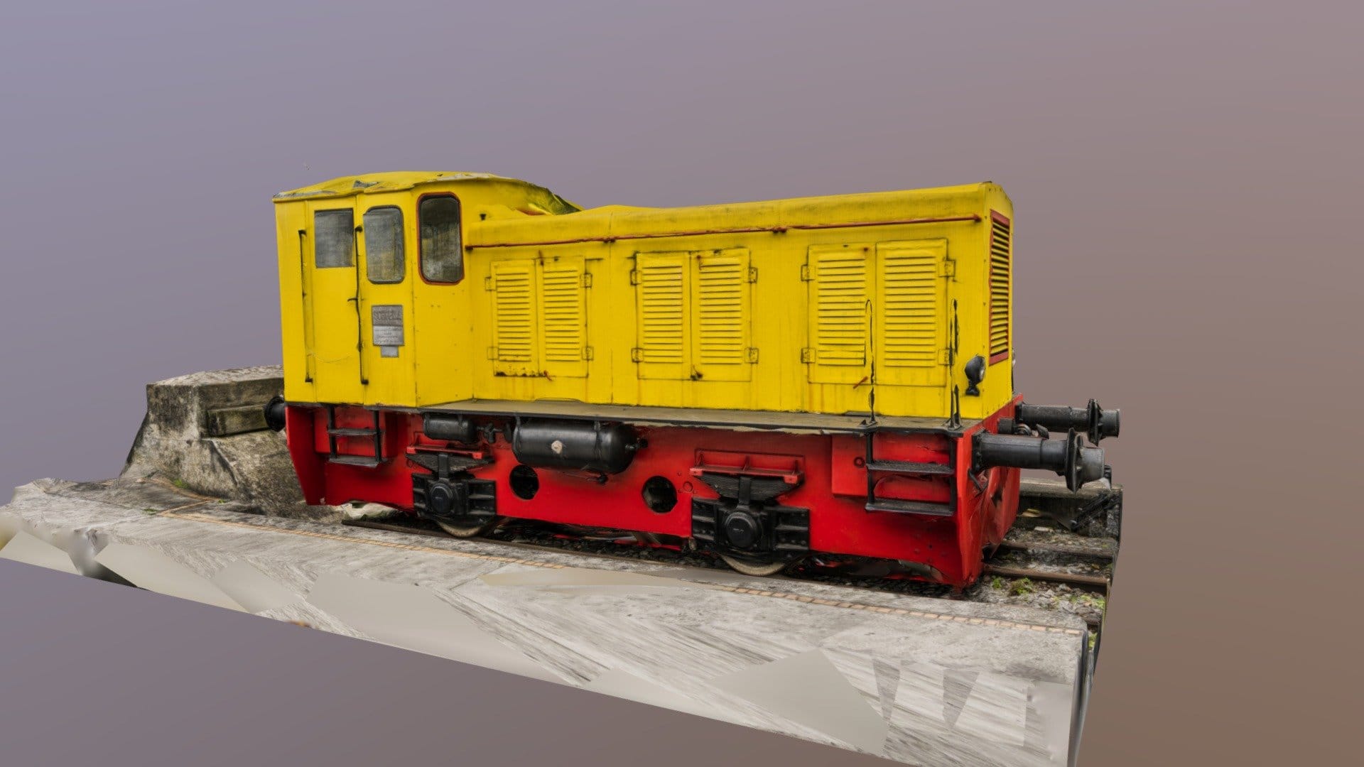 Train locomotive Schoema photogrammetry scan