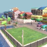 viass city scene 3d model