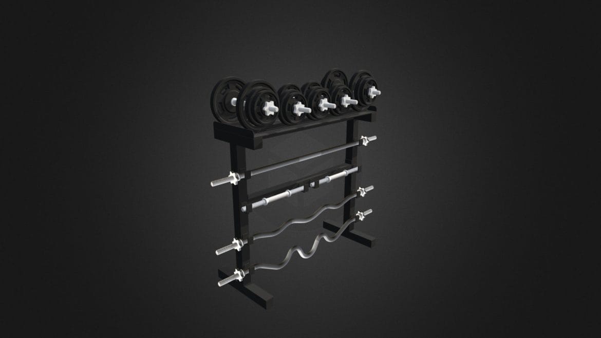 weight rack 3d model
