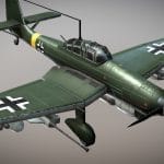 WW2 German Dive-Bomber JU87 Stuka