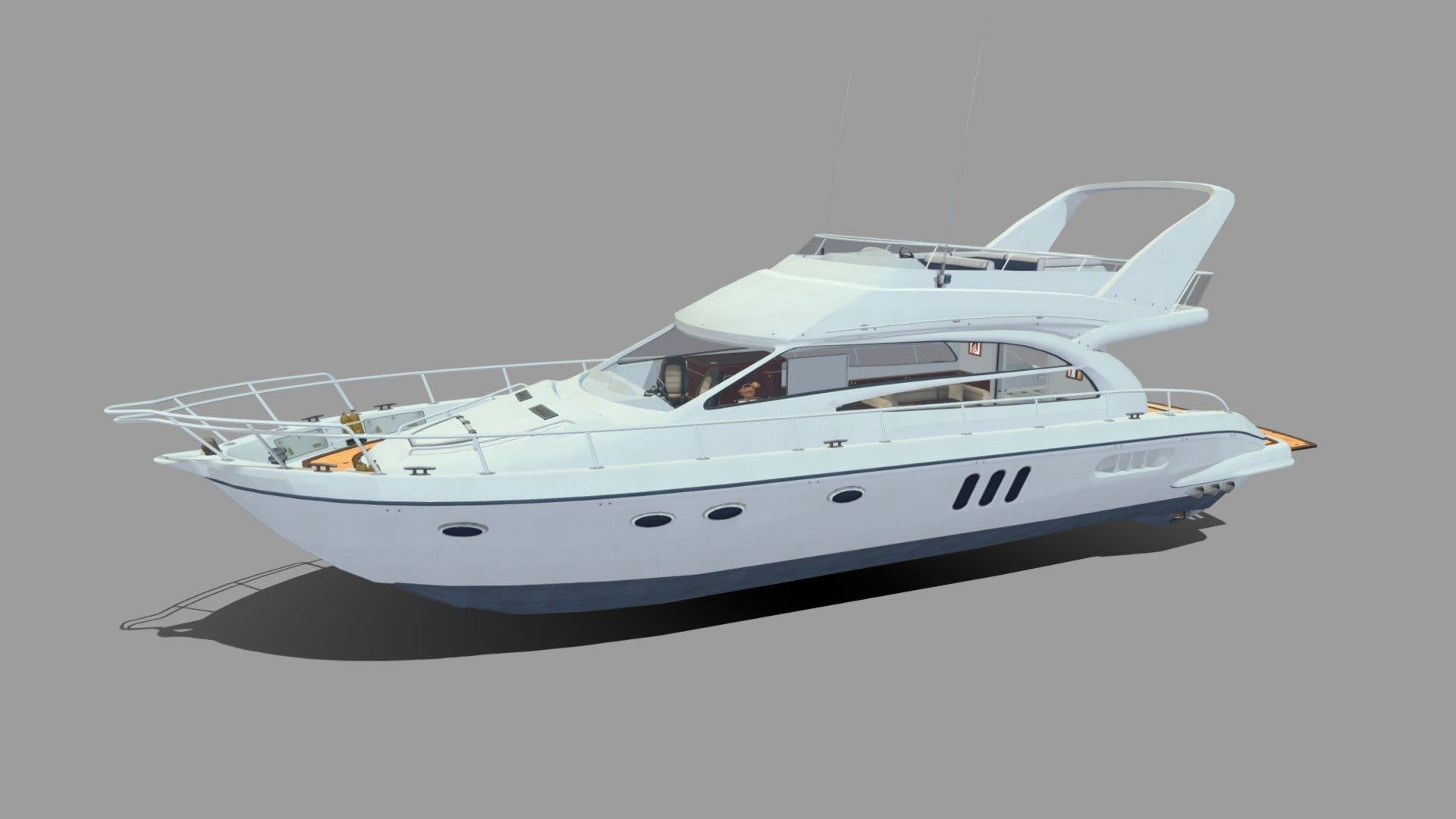 Yacht With Interior